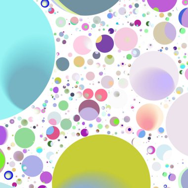 Daire saydam arka plan - eğilim seamless modeli.