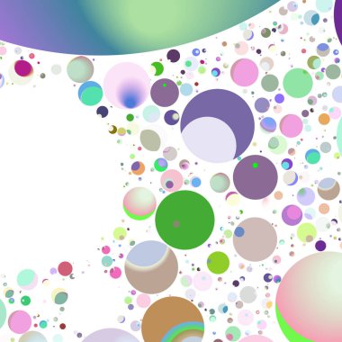 Daire saydam arka plan - eğilim seamless modeli.