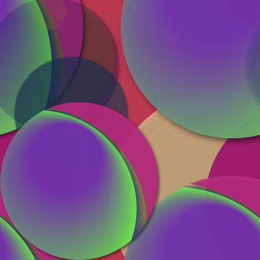 Daire saydam arka plan - eğilim seamless modeli.