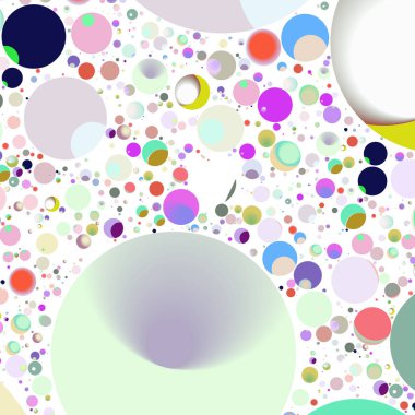 Daire saydam arka plan - eğilim seamless modeli.