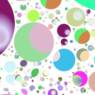 Daire saydam arka plan - eğilim seamless modeli.