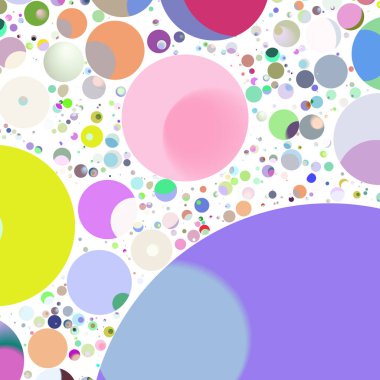 Daire saydam arka plan - eğilim seamless modeli.