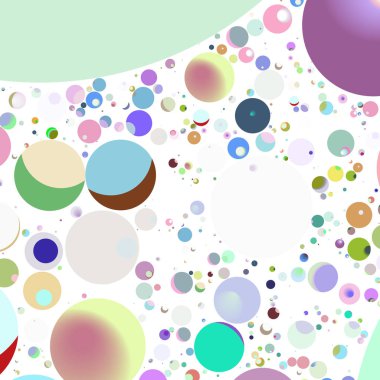 Daire saydam arka plan - eğilim seamless modeli.