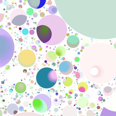 Daire saydam arka plan - eğilim seamless modeli.