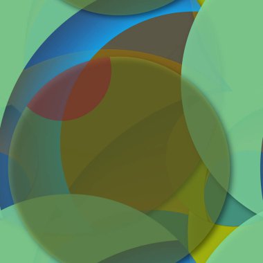 Daire saydam arka plan - eğilim seamless modeli.