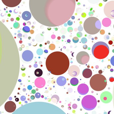 Daire saydam arka plan - eğilim seamless modeli.