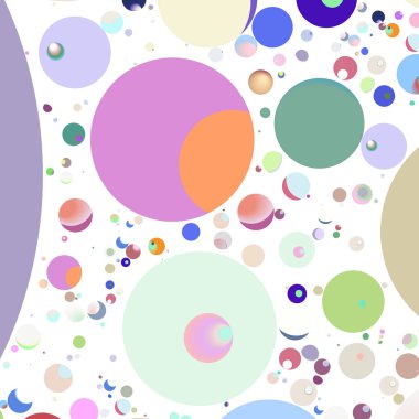 Daire saydam arka plan - eğilim seamless modeli.