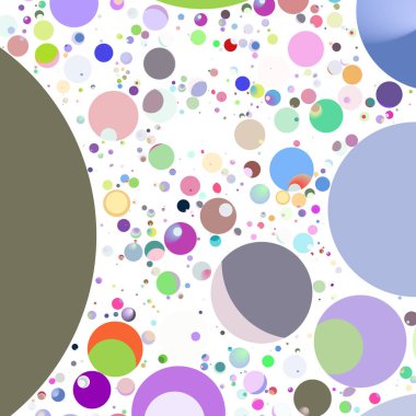 Daire saydam arka plan - eğilim seamless modeli.