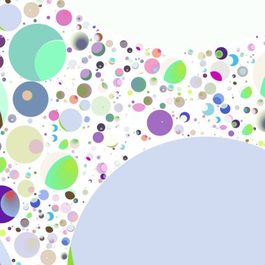 Daire saydam arka plan - eğilim seamless modeli.