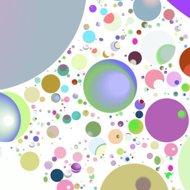 Daire saydam arka plan - eğilim seamless modeli.