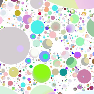 Daire saydam arka plan - eğilim seamless modeli.