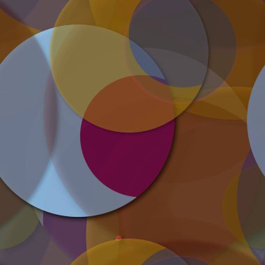 Daire saydam arka plan - eğilim seamless modeli.