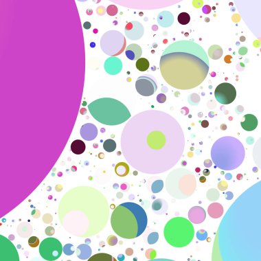 Daire saydam arka plan - eğilim seamless modeli.