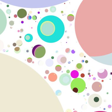 Daire saydam arka plan - eğilim seamless modeli.