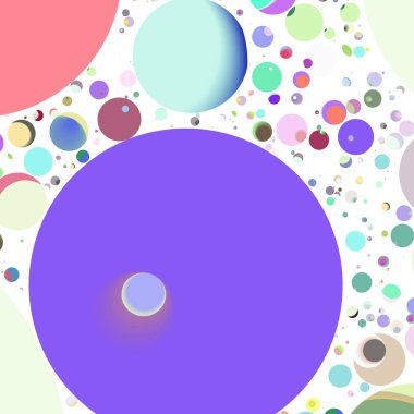 Daire saydam arka plan - eğilim seamless modeli.