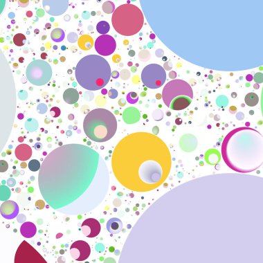 Daire saydam arka plan - eğilim seamless modeli.