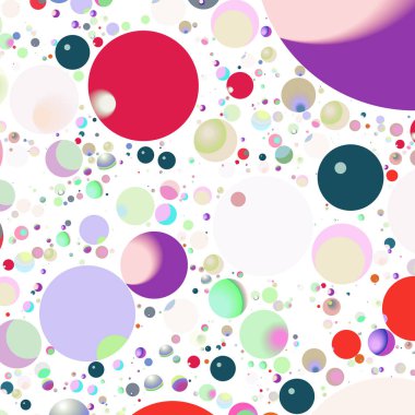 Daire saydam arka plan - eğilim seamless modeli.