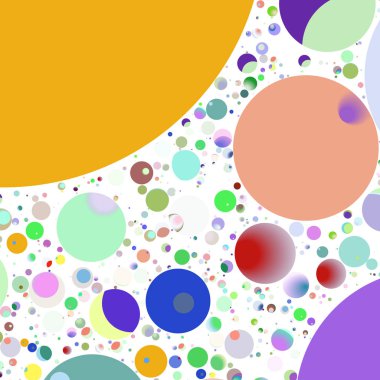 Daire saydam arka plan - eğilim seamless modeli.