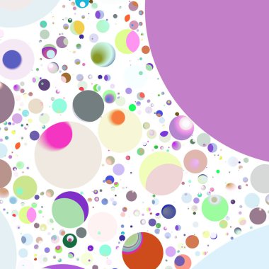 Daire saydam arka plan - eğilim seamless modeli.