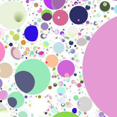 Daire saydam arka plan - eğilim seamless modeli.