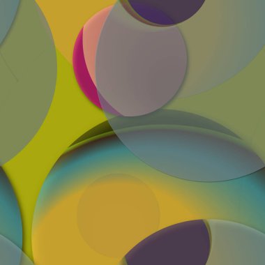 Daire saydam arka plan - eğilim seamless modeli.