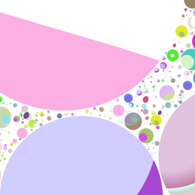 Daire saydam arka plan - eğilim seamless modeli.