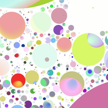 Daire saydam arka plan - eğilim seamless modeli.