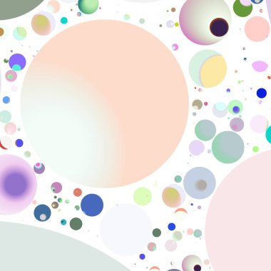 Daire saydam arka plan - eğilim seamless modeli.