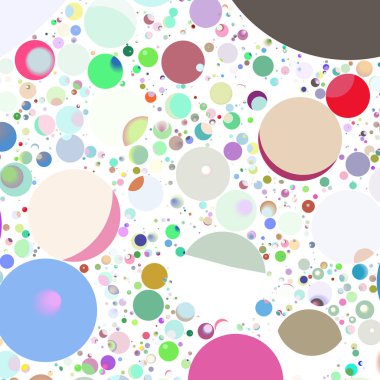 Daire saydam arka plan - eğilim seamless modeli.