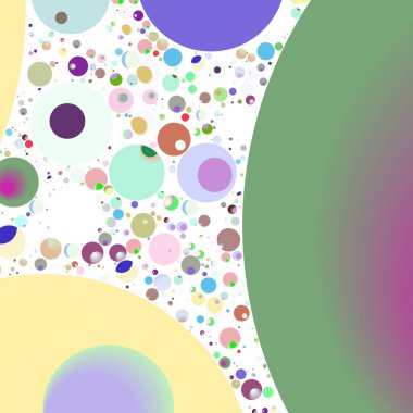 Daire saydam arka plan - eğilim seamless modeli.