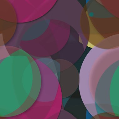 Daire saydam arka plan - eğilim seamless modeli.