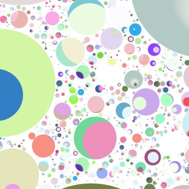 Daire saydam arka plan - eğilim seamless modeli.