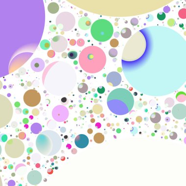 Daire saydam arka plan - eğilim seamless modeli.