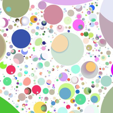 Daire saydam arka plan - eğilim seamless modeli.