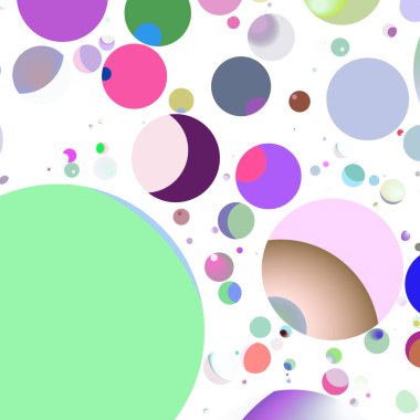 Daire saydam arka plan - eğilim seamless modeli.