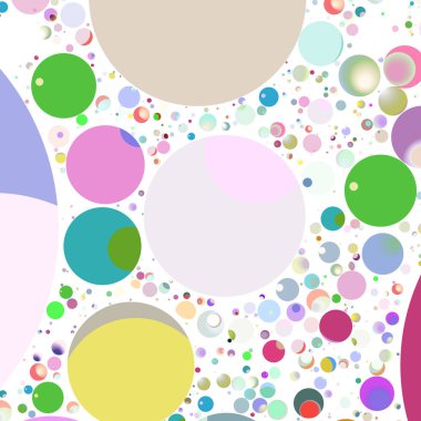 Daire saydam arka plan - eğilim seamless modeli.