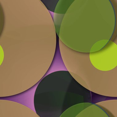 Daire saydam arka plan - eğilim seamless modeli.