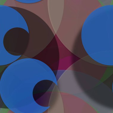 Daire saydam arka plan - eğilim seamless modeli.