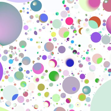 Daire saydam arka plan - eğilim seamless modeli.