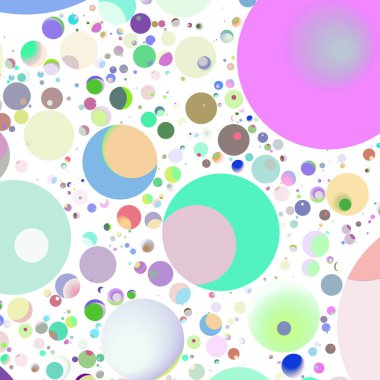 Daire saydam arka plan - eğilim seamless modeli.