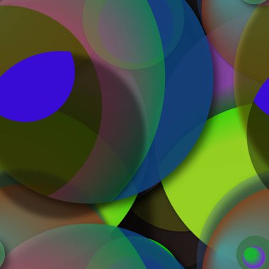 Daire saydam arka plan - eğilim seamless modeli.