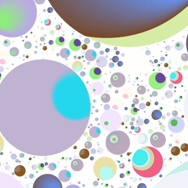 Daire saydam arka plan - eğilim seamless modeli.