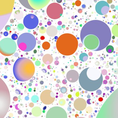 Daire saydam arka plan - eğilim seamless modeli.