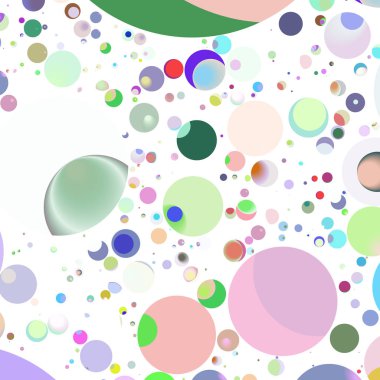 Daire saydam arka plan - eğilim seamless modeli.