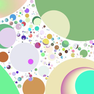 Daire saydam arka plan - eğilim seamless modeli.