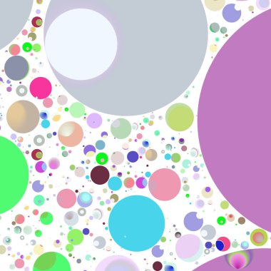 Daire saydam arka plan - eğilim seamless modeli.