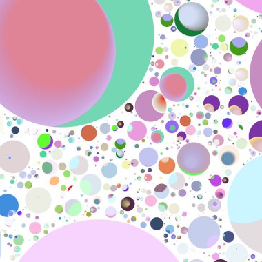 Daire saydam arka plan - eğilim seamless modeli.