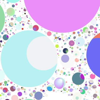 Daire saydam arka plan - eğilim seamless modeli.