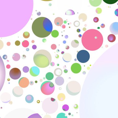 Daire saydam arka plan - eğilim seamless modeli.