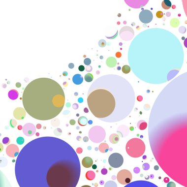 Daire saydam arka plan - eğilim seamless modeli.